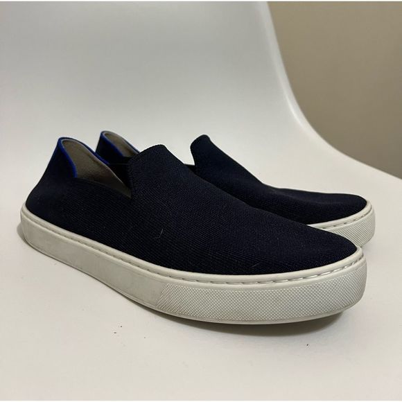 Rothy’s The Original Slip On Sneaker in Navy - Picture 2 of 9